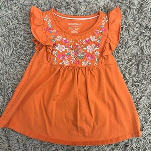 Isaac Mizrahi orange top size 6